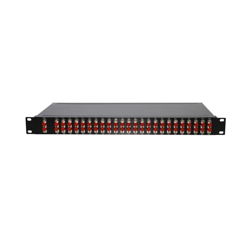 1U Rackmount 100Ghz 48CH Athermal AWG DWDM Mux/Demux C13~C60 LC/UPC