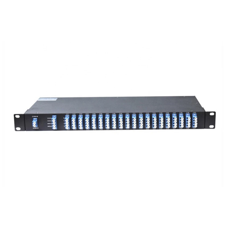 1U Rackmount 100Ghz 48CH Athermal AWG DWDM Mux/Demux C13~C60 LC/UPC