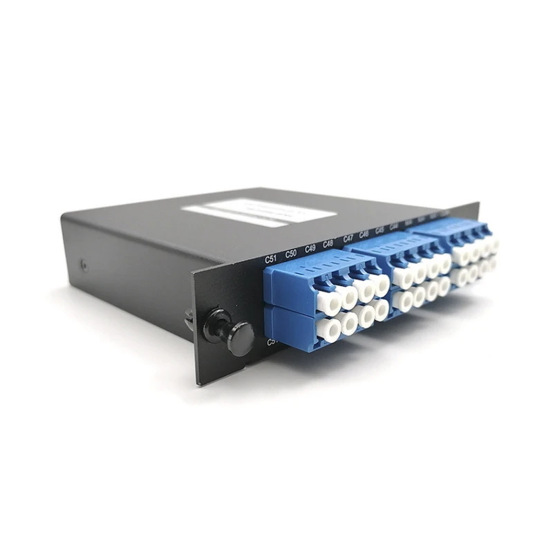 8CH DWDM Mux Demux C44-C51 Fiber Optical Multiplexer LGX Cassette Module