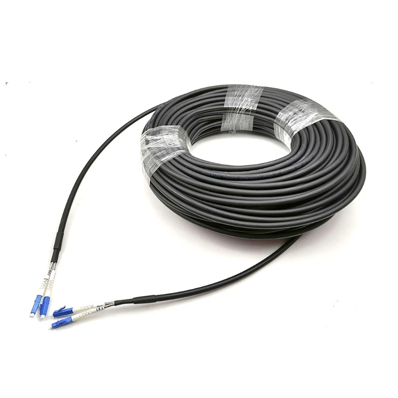 Outdoor Armored FTTA CPRI Fiber Optic Patch Cord DLC-DLC GJFJH Single Mode G657A2 5.0/7.0mm LSZH