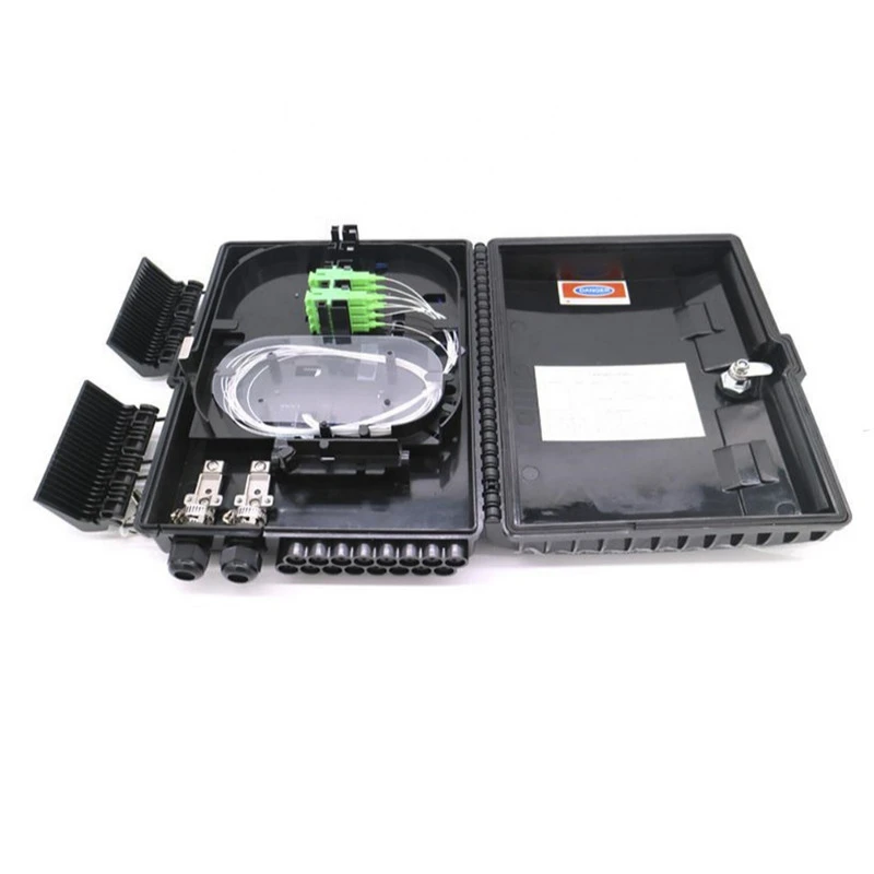 16/24 Core Outdoor FTTH Fiber Terminal Box with 1x16 PLC Splitter