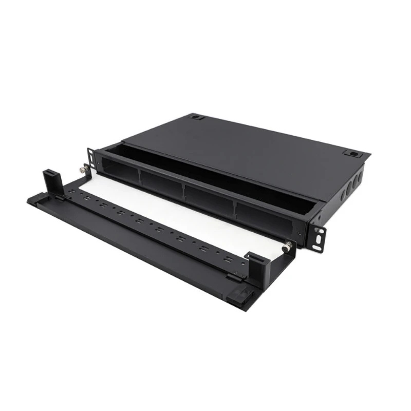 1U 96 Fiber MPO to LC Patch Panel to Hold With 4pcs Fiber Cassette Modules