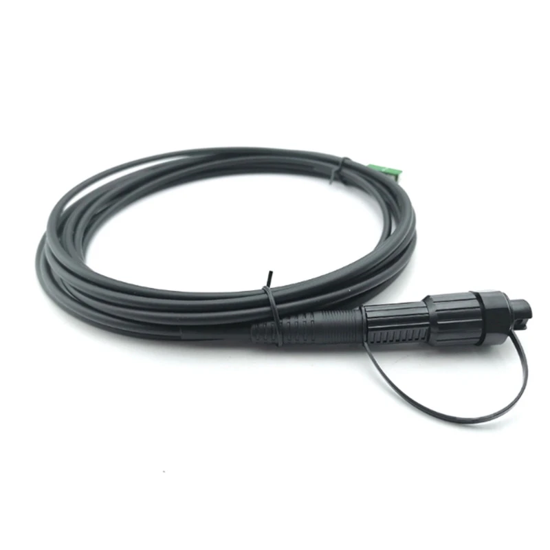 FTTH Outdoor Huawei Mini SC Pre-terminated Fiber Drop Cable 5.0mm G657A1 LSZH