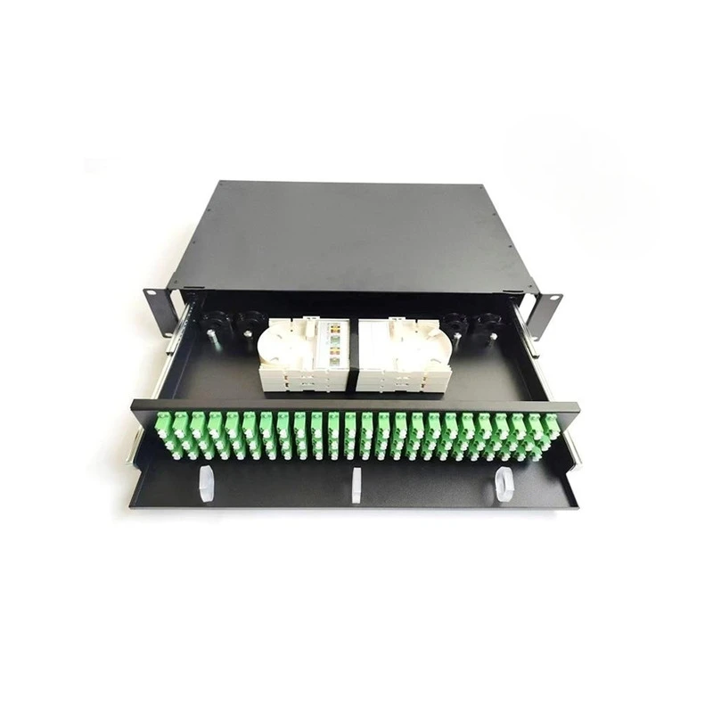 144 Ports Rack Mount Fiber Patch Panel OS2 Single Mode Duplex LC