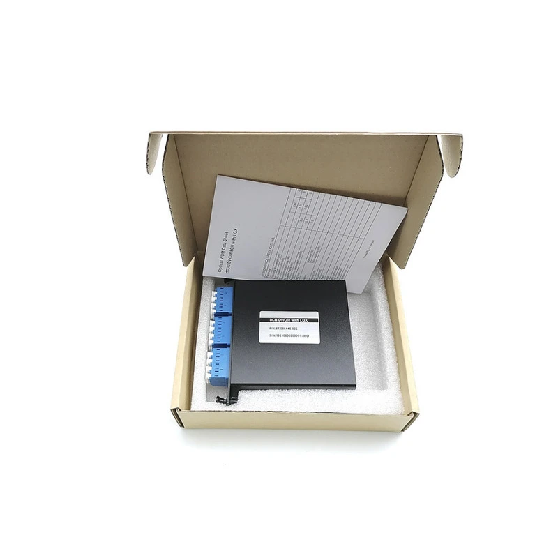 8CH DWDM Mux Demux C44-C51 Fiber Optical Multiplexer LGX Cassette Module