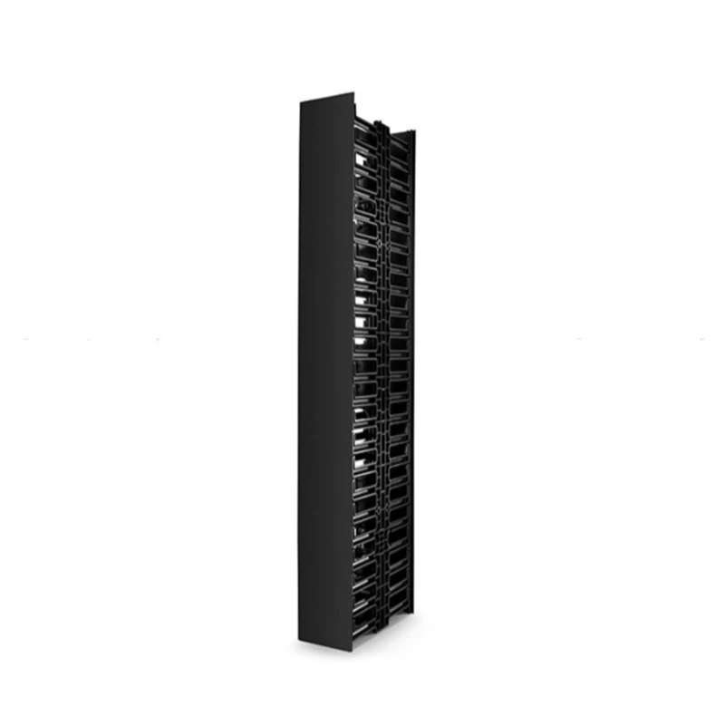 45U Dual Sided Vertical Cable Management with Cover