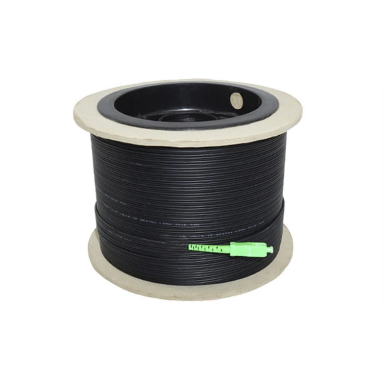 1 Fiber Self-supporting Aerial FTTH Outdoor Drop Cable Patch cord 30/50/70m/100m/150m