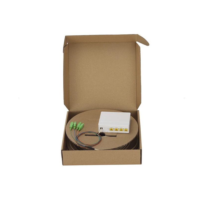 FO Pre-Terminated Outlet kit (PTO) with 1/2/4 Ports SC/APC