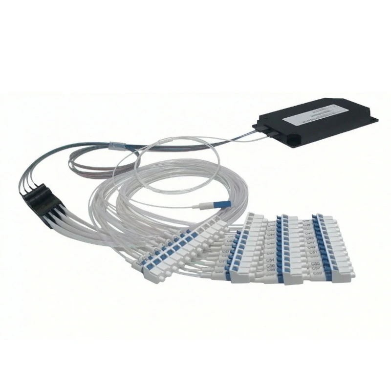 100GHz 40CH C21~C60 DWDM Athermal AWG Mux Demux Flat-top LC/UPC