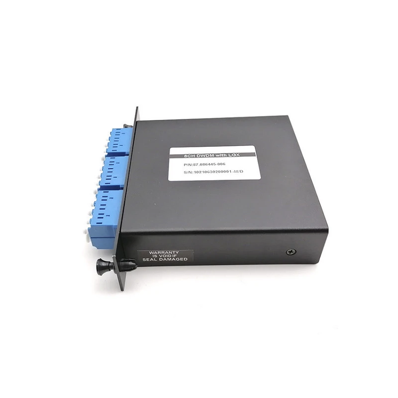 8CH DWDM Mux Demux C44-C51 Fiber Optical Multiplexer LGX Cassette Module