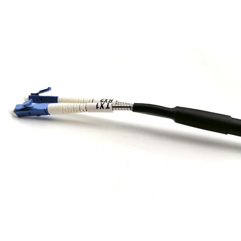 Outdoor Armored FTTA CPRI Fiber Optic Patch Cord DLC-DLC GJFJH Single Mode G657A2 5.0/7.0mm LSZH