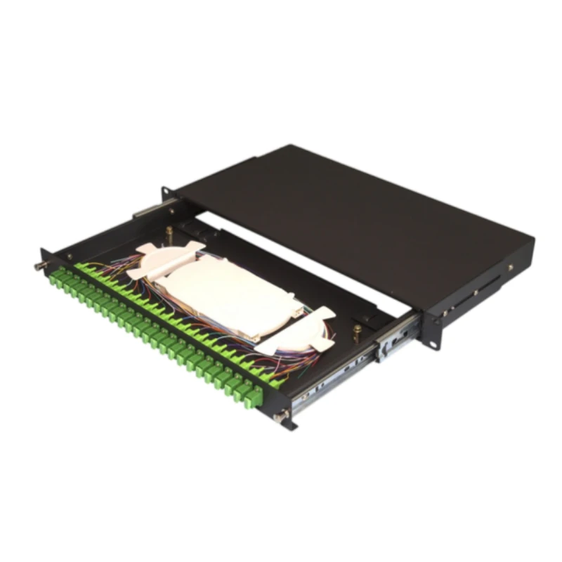 1U 24 Port Rack Mount Fiber Patch Panel SC/APC