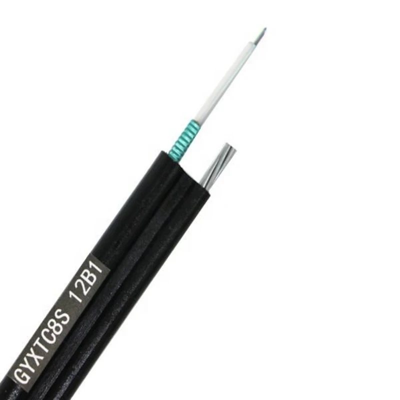 Steel Armored Figure 8 Self-Supporting Outdoor Aerial Fiber Optic Cable 12/24 Core