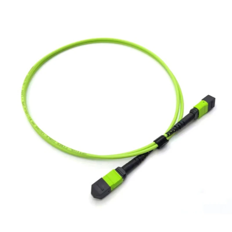 8 Fiber MPO-MPO Female Fiber Trunk Cable OM5 LSZH 1M