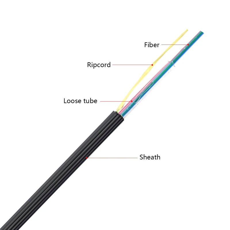 Non-Metallic Micro Duct Air Blowing Optical Fiber Cable HDPE Jacket G657A2