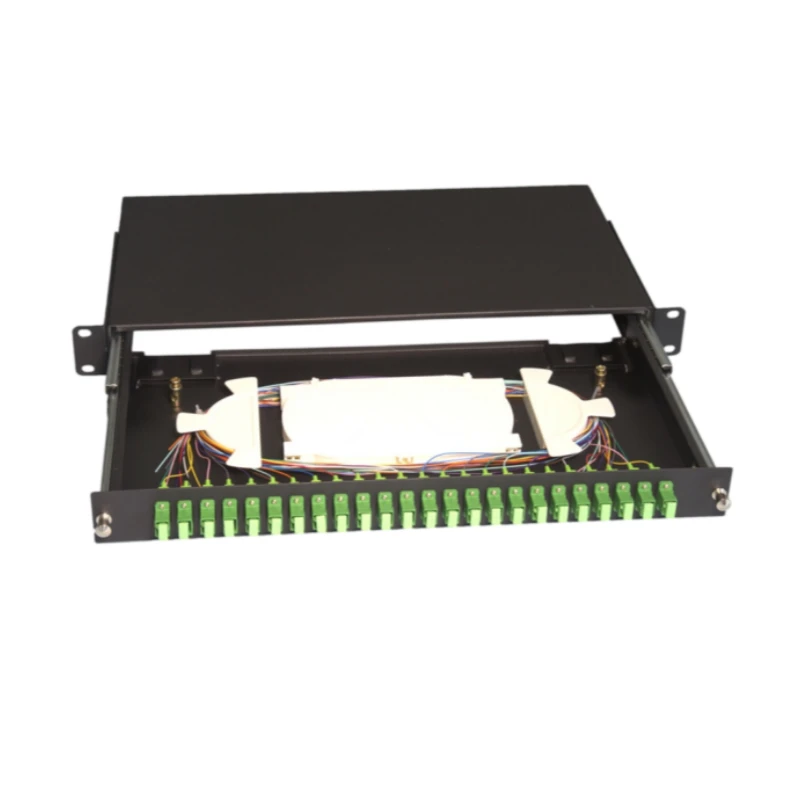 1U 24 Port Rack Mount Fiber Patch Panel SC/APC