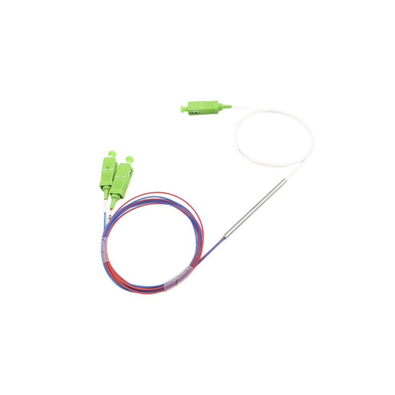 1x2 Mini Size Single Mode Fused WDM Splitter 980/1550nm