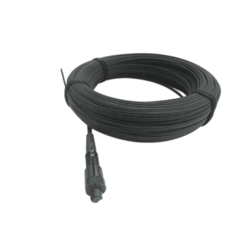 Mini SC Pre-Connectorized Flat Fiber Drop Cable Pigtail G657A1 LSZH