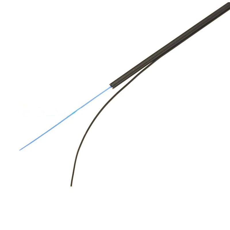 FTTH ROC Toneable Drop Cable 1 Fiber G657A1 with 24 AWG Copper Tracer Wire