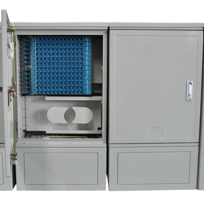 144/ 288/576 Core Fiber Optic Cabinet Outdoor Telecommunication