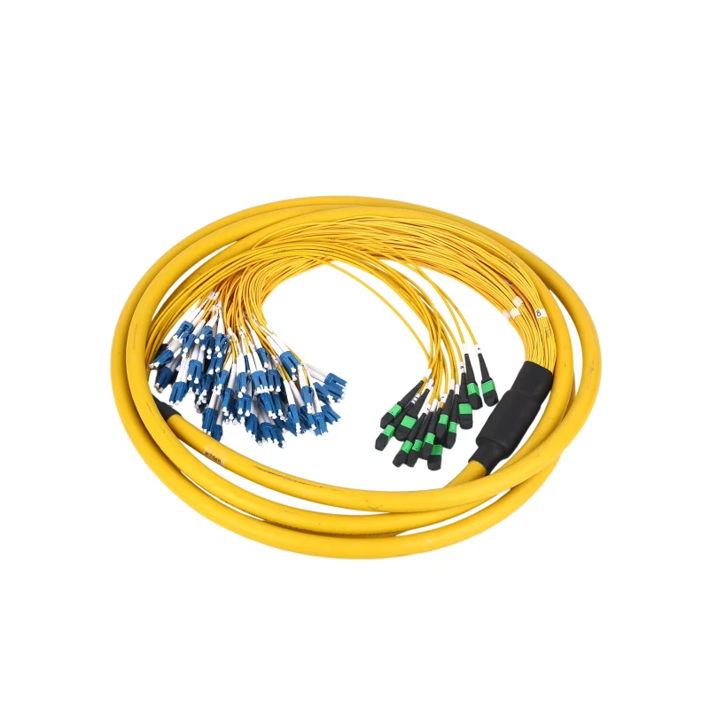 144 Fiber MPO to LC/UPC Breakout Cable, Single Mode, Type B, High Density Cabling