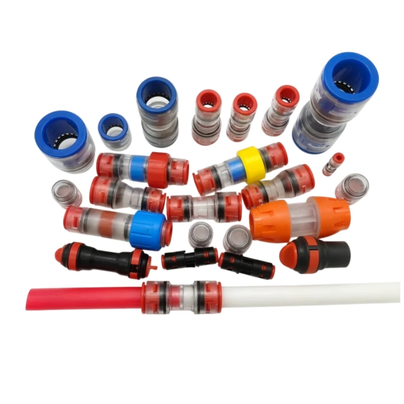 HDPE Microduct Connector for Air Blown Fiber Optic Cable 7/4 10/8 12/10 14/10 16/12 20/16mm