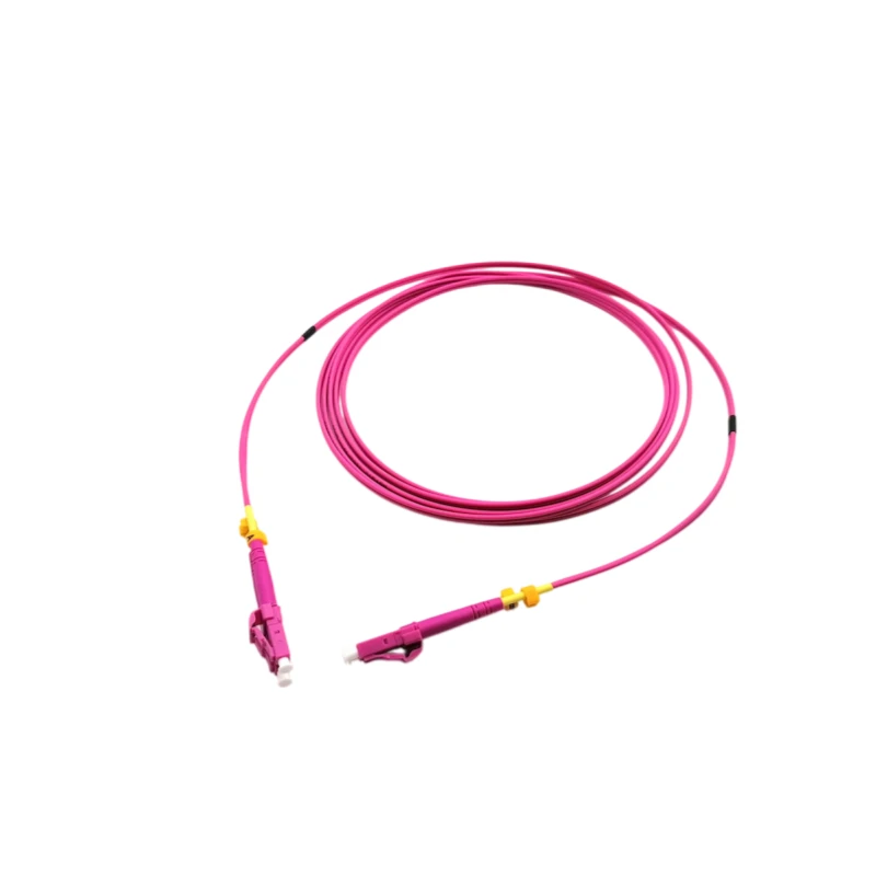 OM4 LC/PC-LC/PC 2.0mm Duplex Fiber Patch Cable 3M