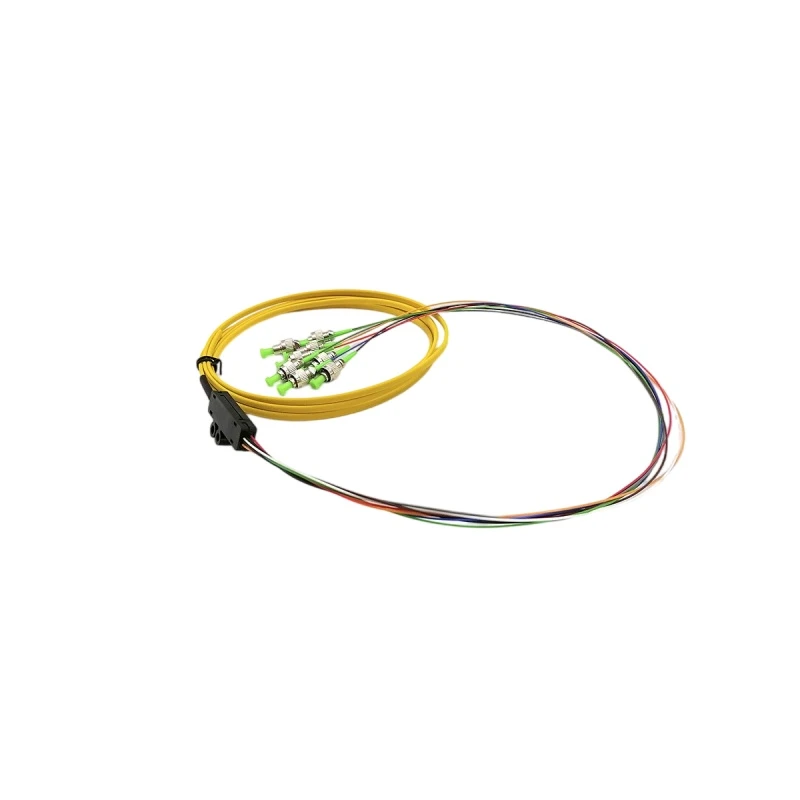 FC/APC 12 Fiber Ribbon Fanout Pigtail SM G657A2 LSZH 1.5m