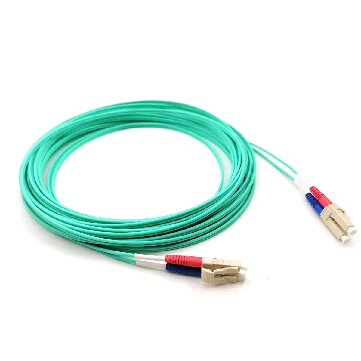 OM3 LC/PC-LC/PC 2.0mm Duplex Fiber Patch Cord 5M