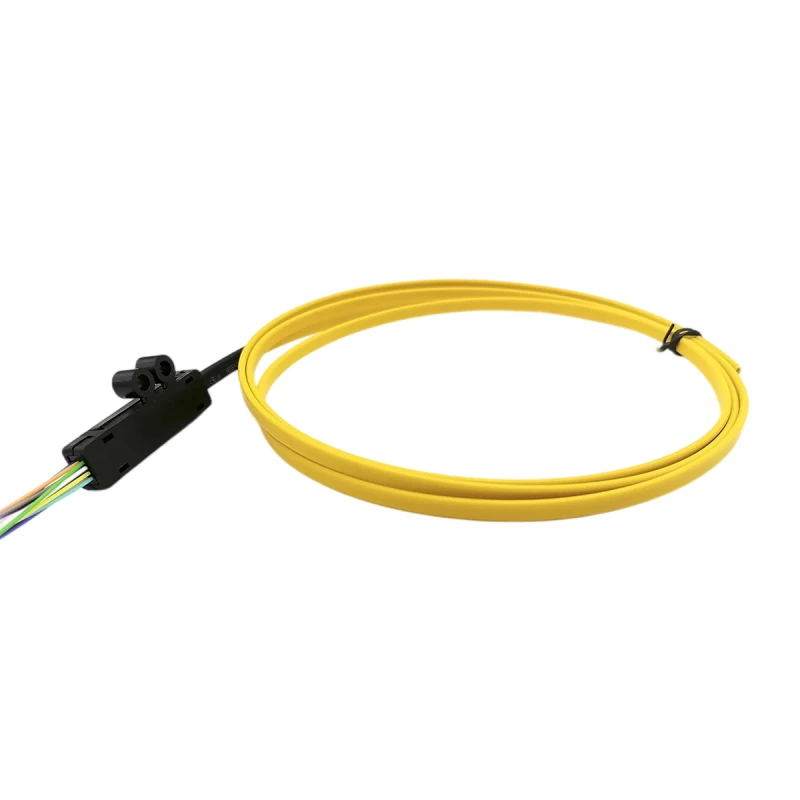 FC/APC 12 Fiber Ribbon Fanout Pigtail SM G657A2 LSZH 1.5m