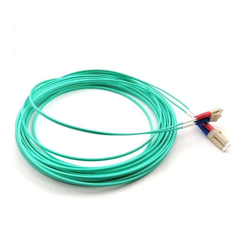 OM3 LC/PC-LC/PC 2.0mm Duplex Fiber Patch Cord 5M