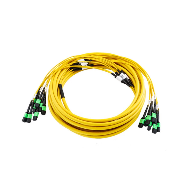 96 Fibers MPO-12 APC to MPO-12 APC Trunk Patch Cable Female Type B Single Mode OS2 30M