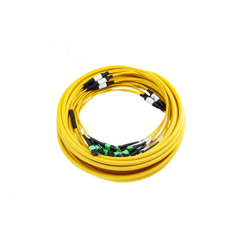 96 Fibers MPO-12 APC to MPO-12 APC Trunk Patch Cable Female Type B Single Mode OS2 30M