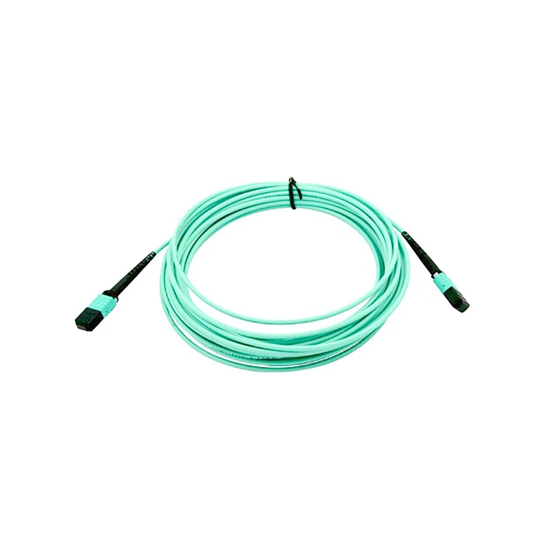 8/12 Fiber MPO-MPO Female Fiber Trunk Cable Type B Multimode OM3 10M