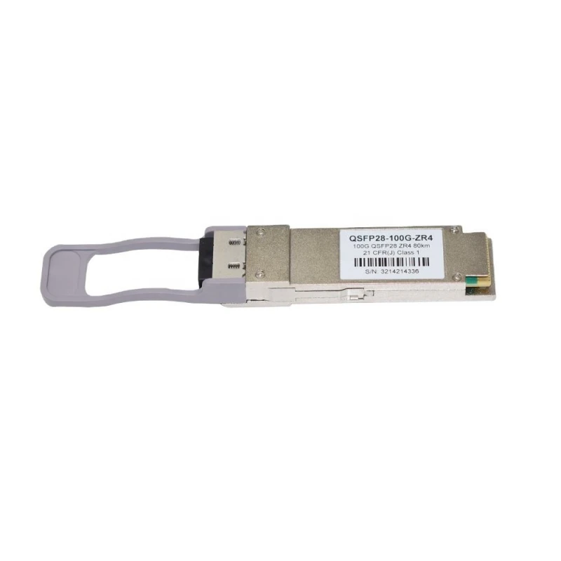 100G QSFP28 ZR4 80KM 1310nm Optical Transceiver Module