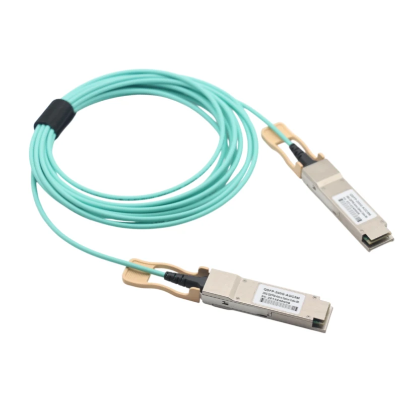 200G QSFP56 to QSFP56 OM3 Active Optical Cable 5M