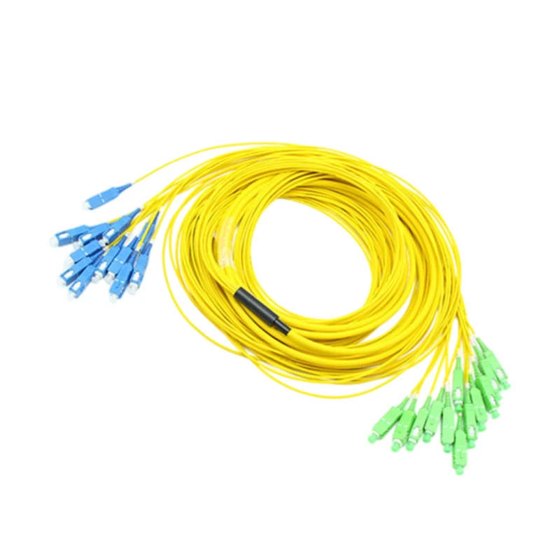 12 Fiber Single Mode OS2 Indoor Multi-fiber Breakout Cable SC/APC-SC/UPC