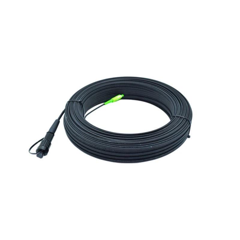 Outdoor Mini IP SC/APC-SC/APC 2.0*5.0mm G657A2 Flat Drop Cable Patch Cord