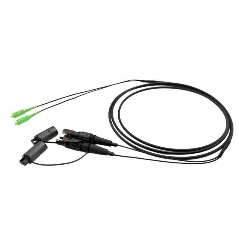 Outdoor Pre-Connectorized Optitap SC APC Drop Cable G657A2 10M