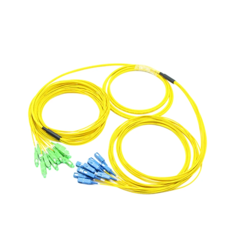 12 Fiber Single Mode OS2 Indoor Multi-fiber Breakout Cable SC/APC-SC/UPC