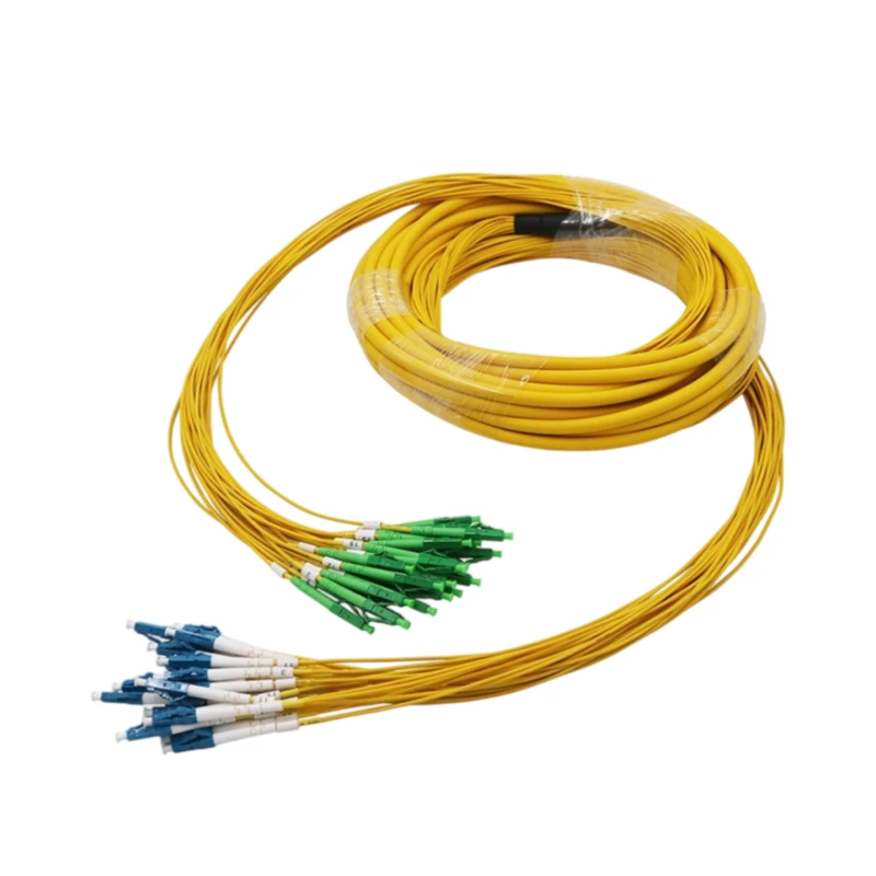 24 Fiber OS2 Single Mode Indoor Pre Terminated Multi-fiber Breakout Cable LC/UPC-LC/APC