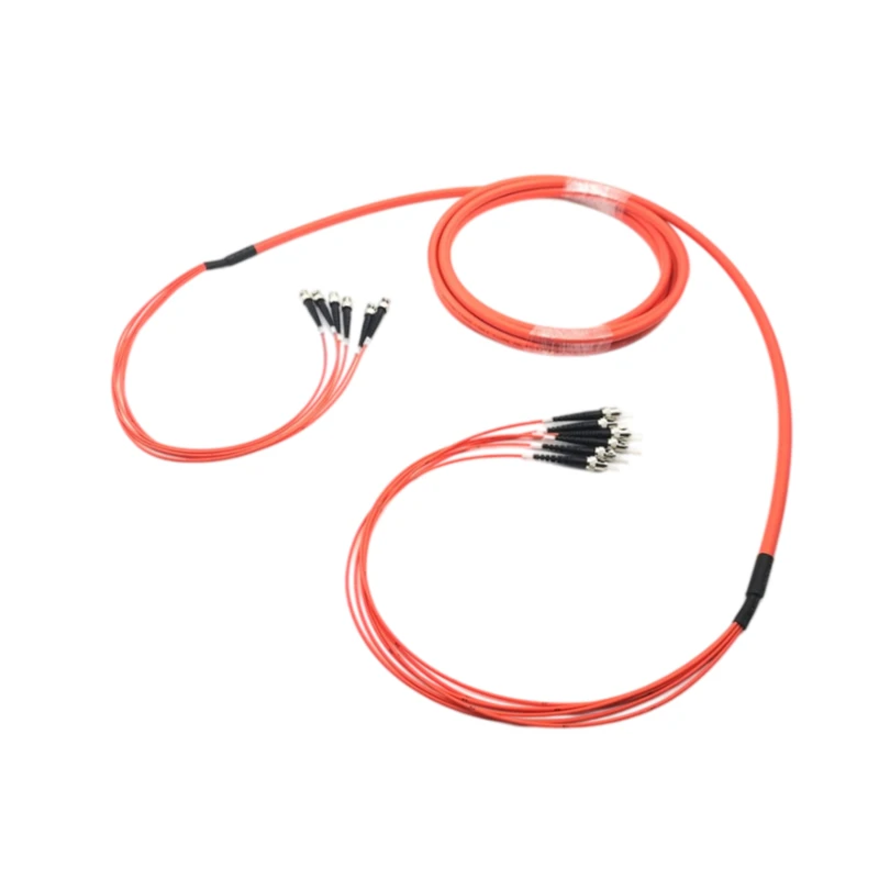 6 Core Pre-terminated Fiber Cable Multimode 50/125um ST/UPC-ST/UPC 10M