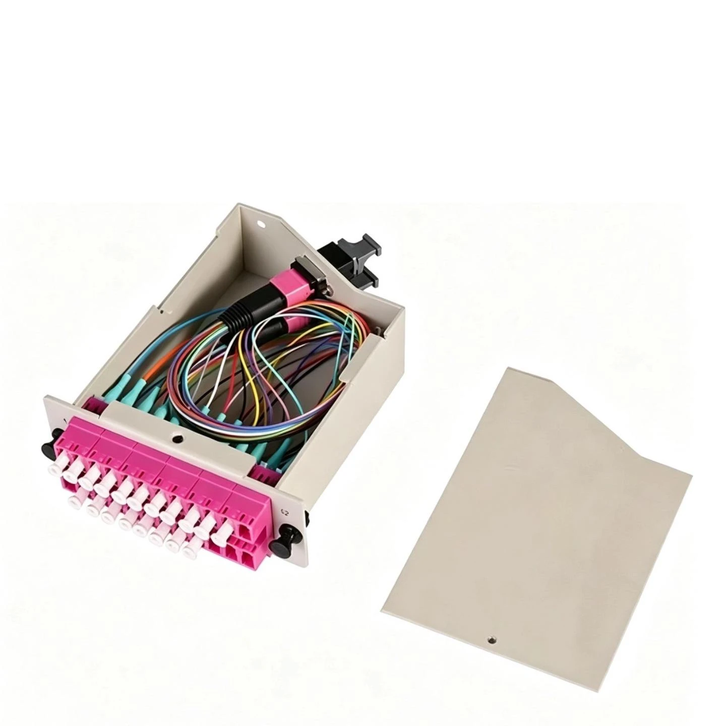 OM4 Multimode 24 Fiber MTP to LC Cassette Type A