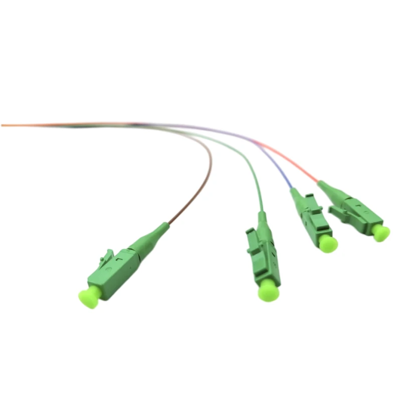 FTTH 4 Core Pre terminated Drop Cable G657A2 LSZH LC/APC-LC/APC 10M