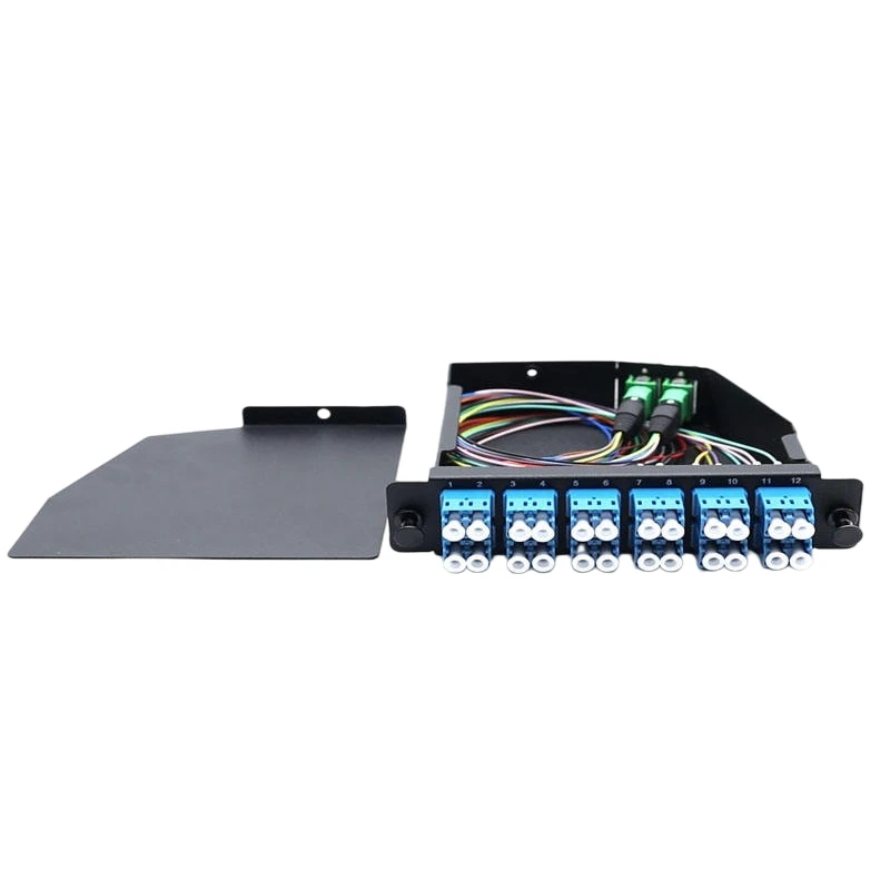 MPO/MTP-24 (Male) to 12 x LC Duplex Fiber Cassette Type A