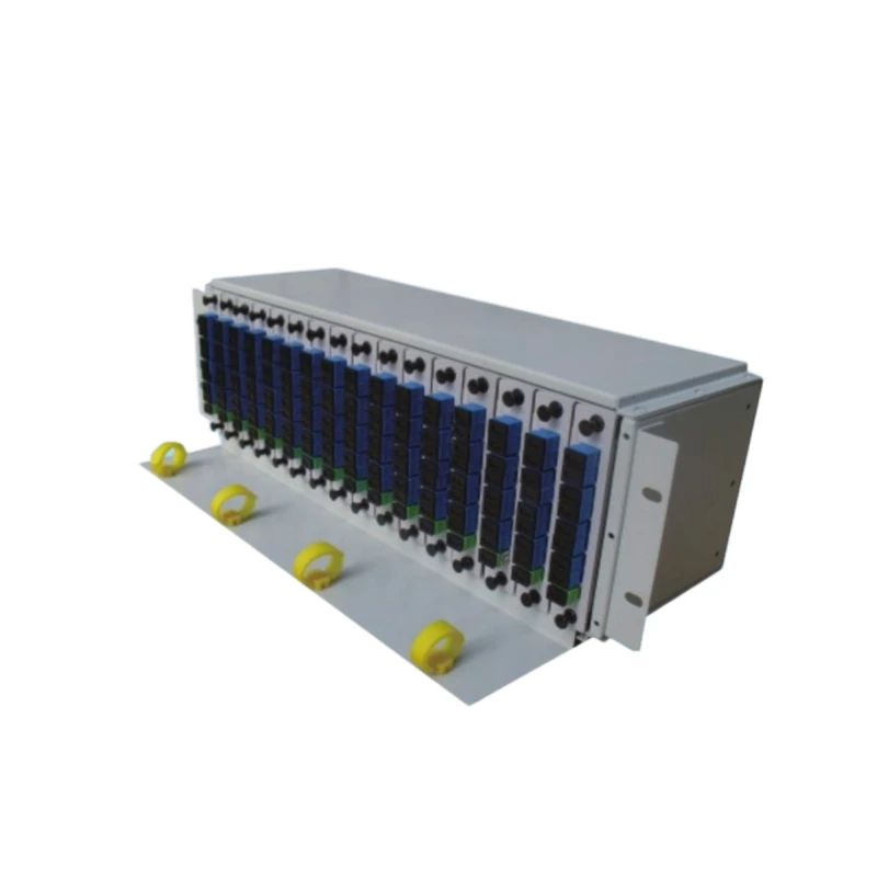 16 Slots Fiber Optical PLC Splitter LGX Chassis 19 Inch 3.5U For 1x8 LGX Modules
