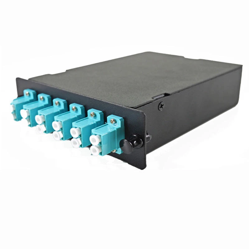 12 Fiber OM3 MPO to LC Breakout Cassette