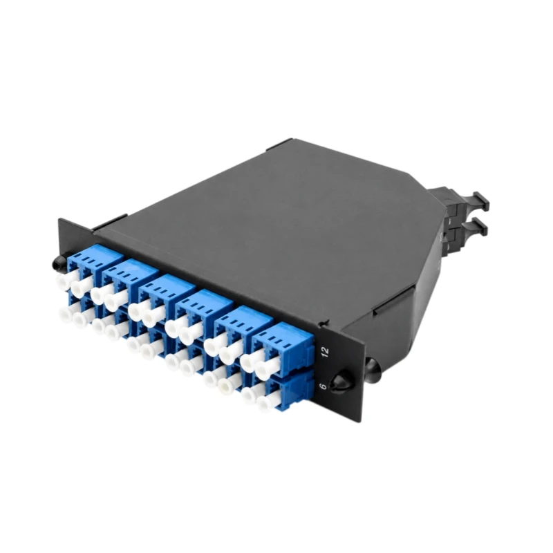 24 Ports MPO-LC Fiber Cassette Single Mode OS2 12x LC Duplex
