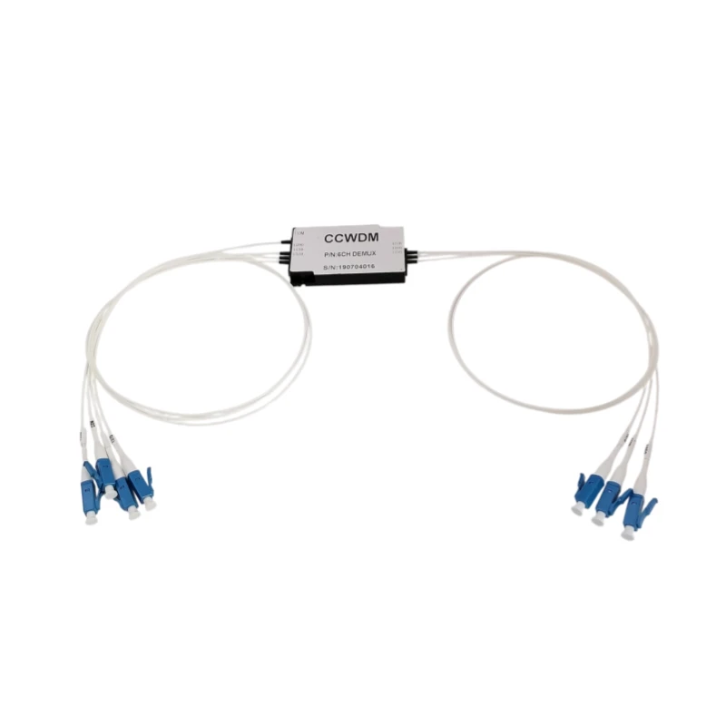 6 Channels Single-Fiber Compact CWDM MUX or Demux LC/UPC
