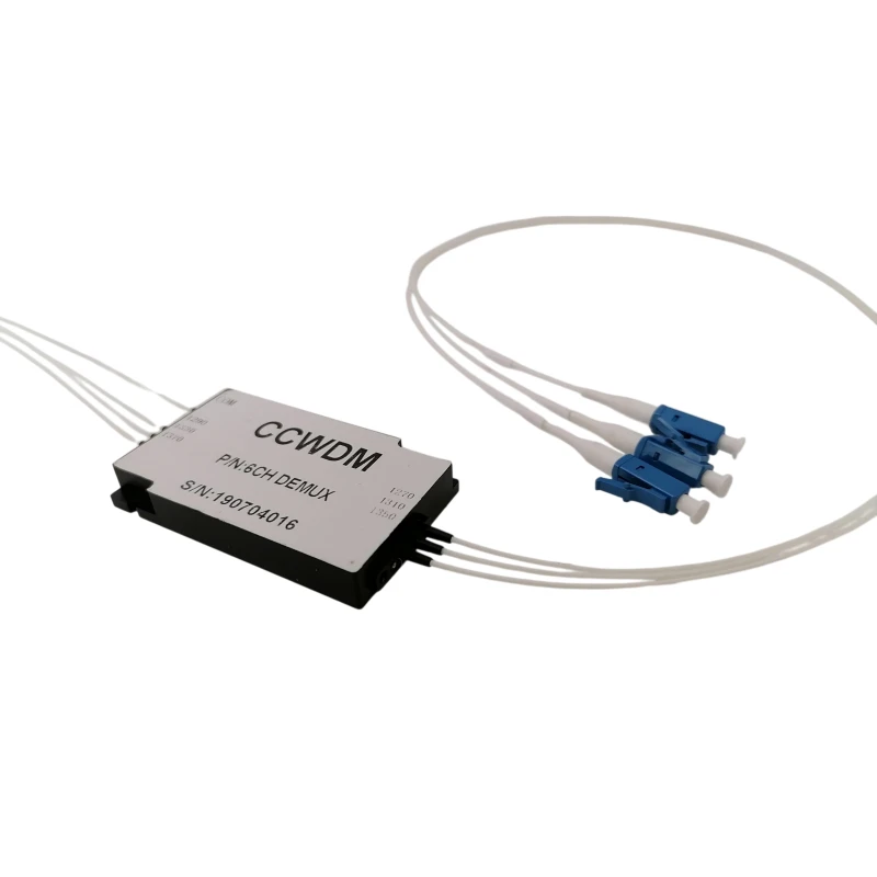 6 Channels Single-Fiber Compact CWDM MUX or Demux LC/UPC